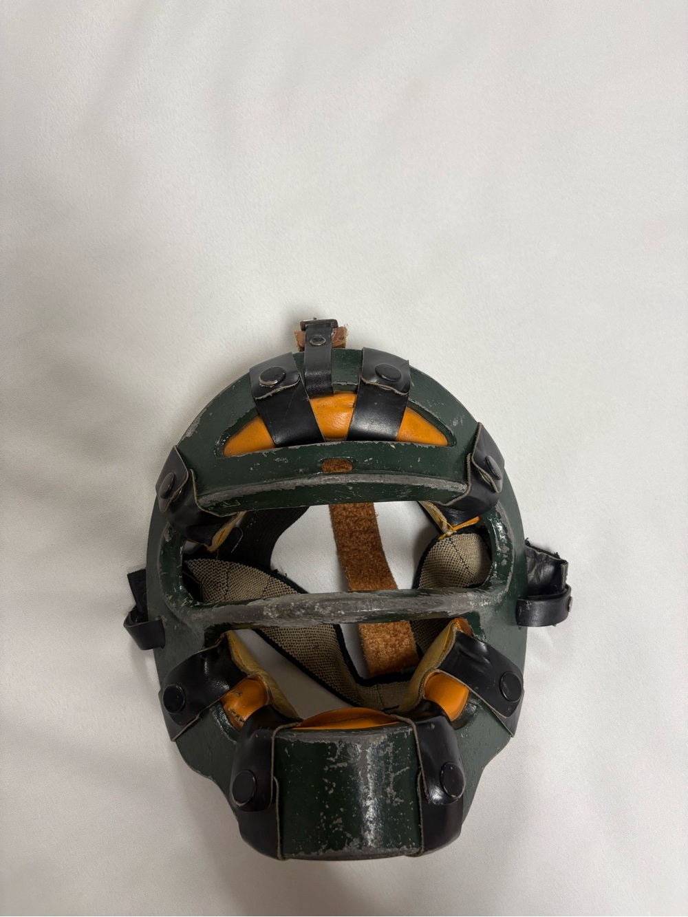 Men's Tactical Green and Orange Face Mask Accessory